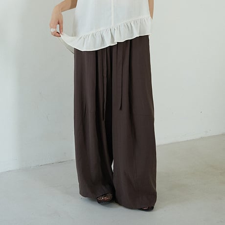 fluid drape pants　/3color　un2073