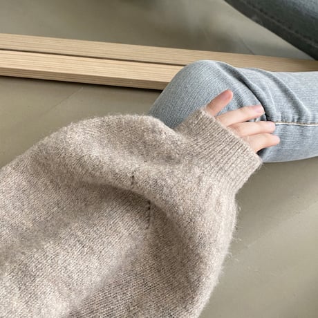lantern sleeve sweater /3color　UN1504