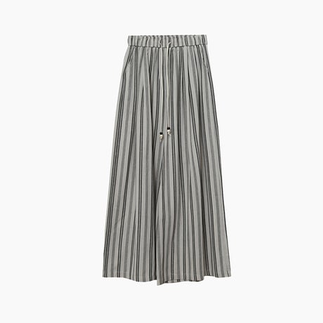 linen stripe wide pants　/2color　un2070