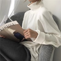 high neck rib knit /2color　un1309