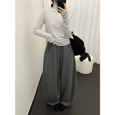 casual scimitar pants /4color　un1627