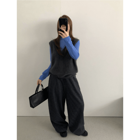 collarless cotton jacket /3color　un1640