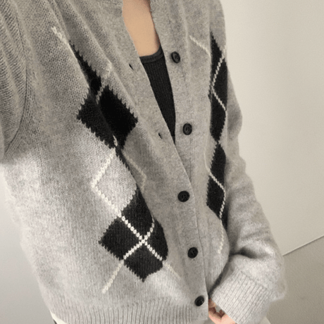 retro cardigan /2color　un1624