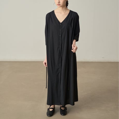 minimal flow long dress　/2color  un1840