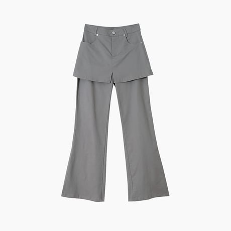 layer skirt pants　/2color  un1776