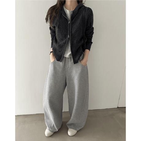 casual scimitar pants /4color　un1627