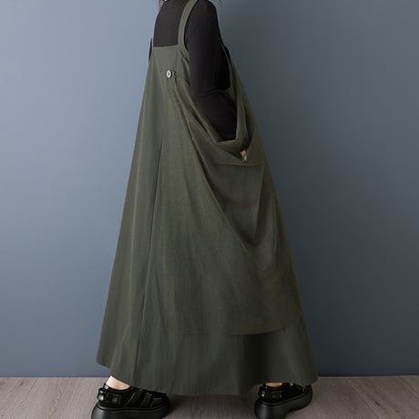 long jumper skirt　/2color　un1765