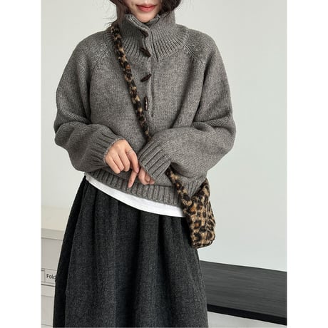 high neck knit /3color　un1715