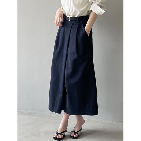 a-line tuck skirt /2color　un1139