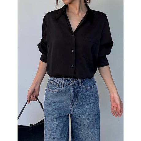 cuffs button shirt /2color　un1344
