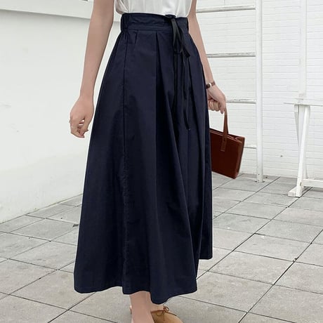 wide pleated pants /2color　un1168