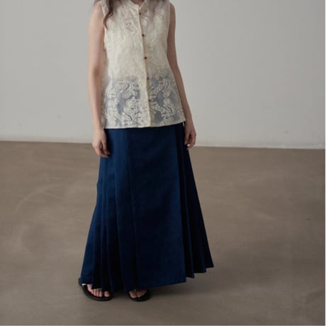 pleated skirt　/2color  un1795