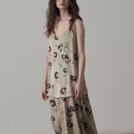 floral camisole top　un1847