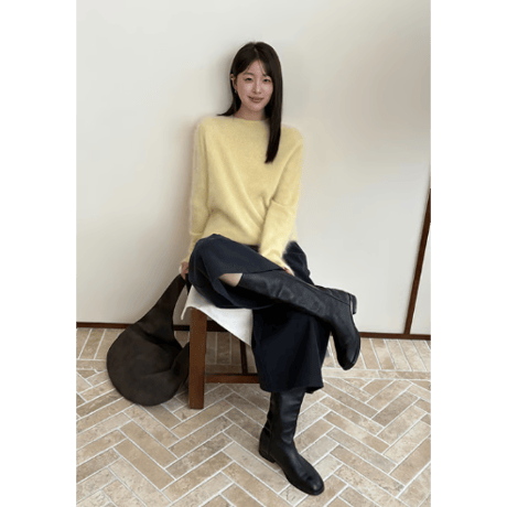 wide A-line pants /3color　un1636