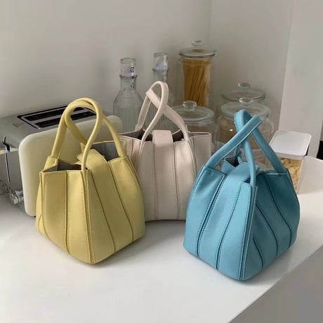 2way square mini bucket bag /6color　un1188