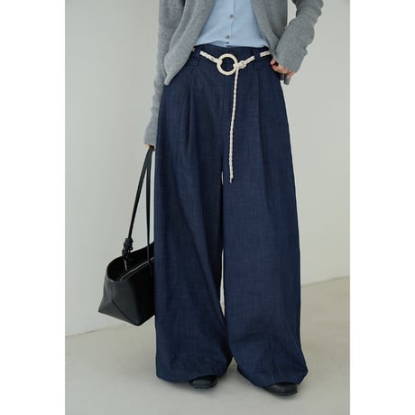 wide denim pants　/2color　un1766