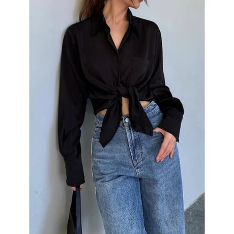 cuffs button shirt /2color　un1344