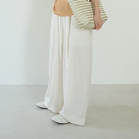 fluid drape pants　/3color　un2073