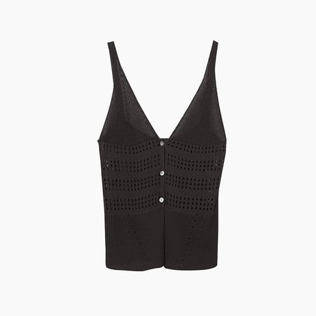 airy knit vest　/2color　un2068