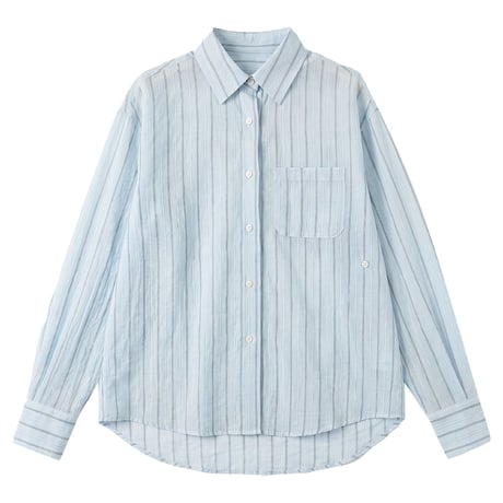 sheer stripe shirt　/2color　un2094