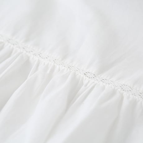 lace pintuck blouse　un1784