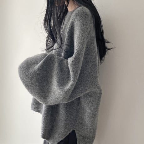 lantern sleeve sweater /3color　UN1504