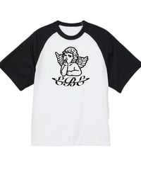EBE-059-WHT / angel raglan tee