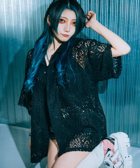 EBE-030 / Crochet shirt