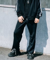 EBE-039-BLK / Flower track pant / BLACK