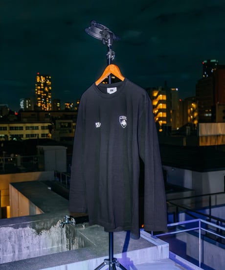 EBE-076 / uniform l/s tee / BLACK