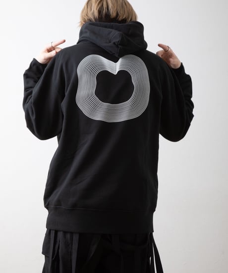 EBE-049-BGE / Blur Bear hoodie