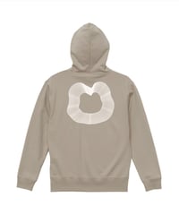 EBE-049-BGE / Blur Bear hoodie