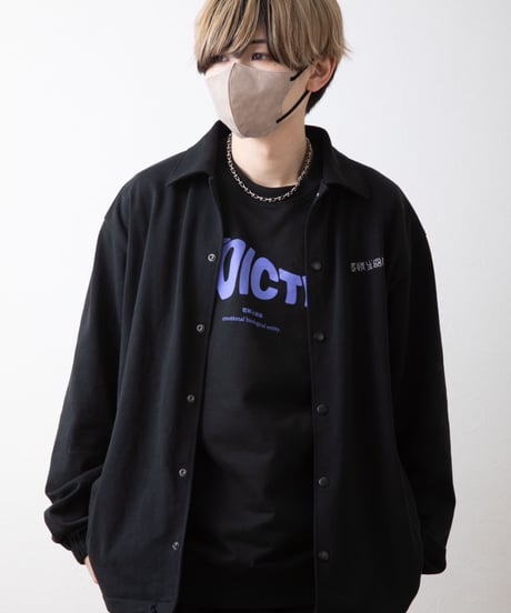 EBE-048-BLK / Flower coach jacket