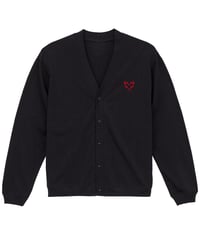 EBE-054-BLK / fire love cardigan