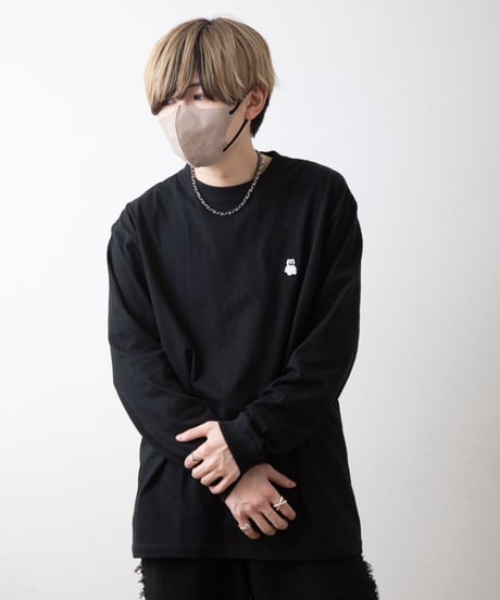EBE-051-BGE / Blur Bear L/S tee