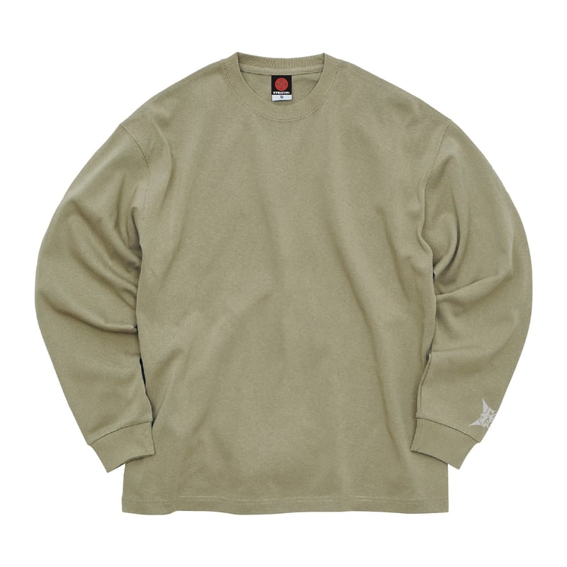 リフレクター手裏剣ロゴ 9.1オンス ビックシルエットロングスリーブ