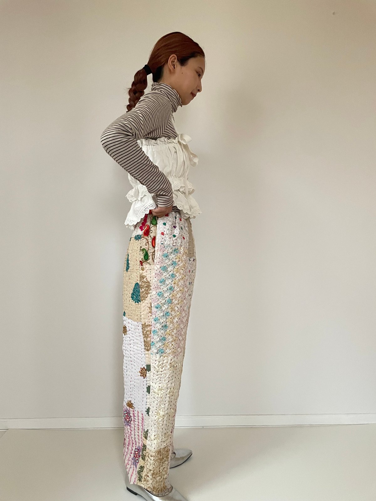 yuruly＊パッチワークリメイクパンツ 14パッチワークパンツ | YuRuly