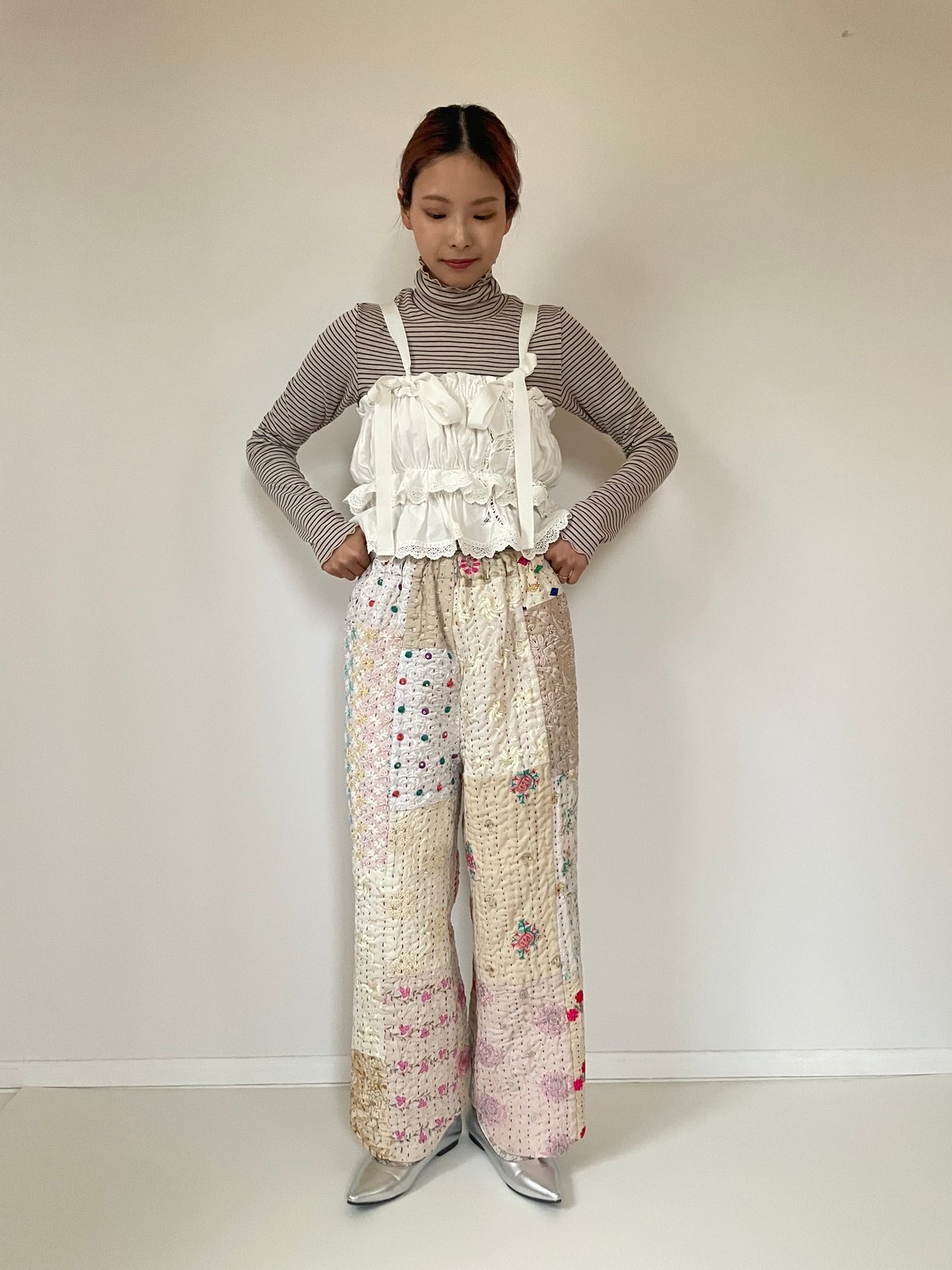 yuruly＊パッチワークリメイクパンツ 14パッチワークパンツ | YuRuly