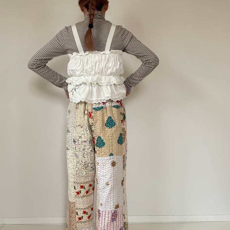 yuruly＊パッチワークリメイクパンツ 14パッチワークパンツ | YuRuly