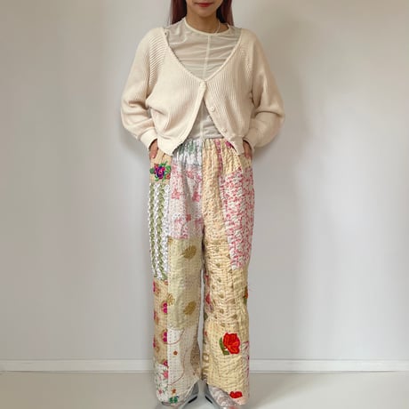 yuruly＊パッチワークリメイクパンツ yuruly＊パッチワークリメイクパンツ