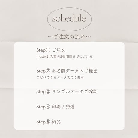 Name card -oval-