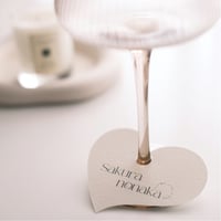 Name card -heart-