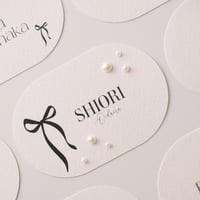 Name card -oval-