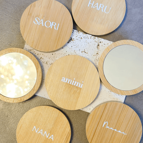 Name mirror -wood-
