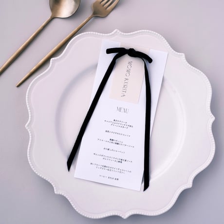 Name card ＆ Menu set