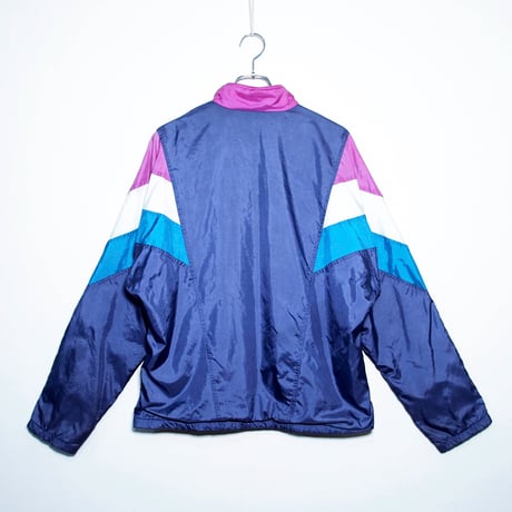 USED【 adidas 】80〜90sナイロンジャケット／MENS：L（送料込）［BSF-O］