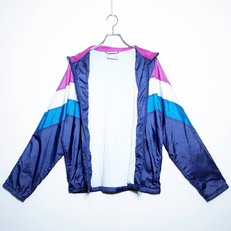 USED【 adidas 】80〜90sナイロンジャケット／MENS：L（送料込