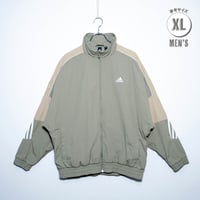 USED【 adidas 】ナイロンジャケット／MENS：XL（送料込）［BSF-O］