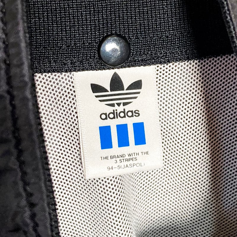 USED【 adidas 】90sナイロンジャケット（デサント製）／MENS：M〜L