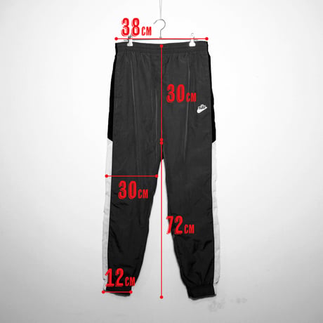 USED【 NIKE 】ナイロンパンツ／MENS：M〜L（送料込）［BSF-B］